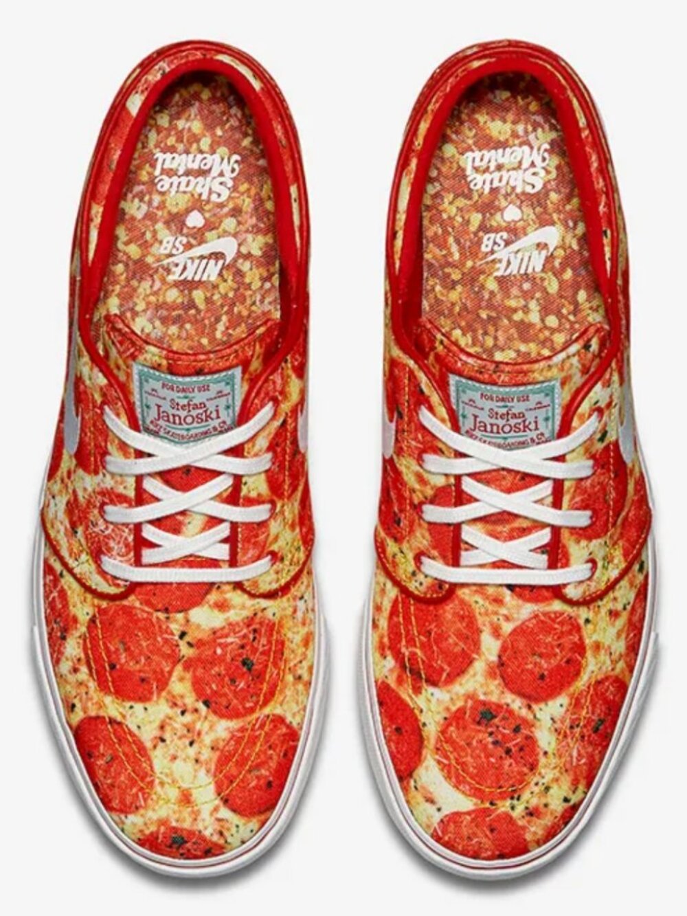 RARE NIKE SB Stefan Janoski Pizza Pepperoni Mens 8.5 US 42 EUR 7.5 UK NEW